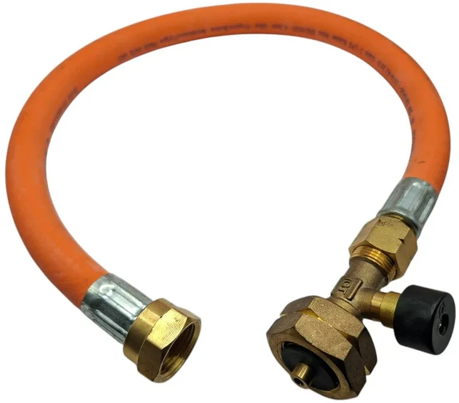 LPG aukšto slėgio EFV žarna 450 mm G5–W21,8 kemperiams ir karavanams