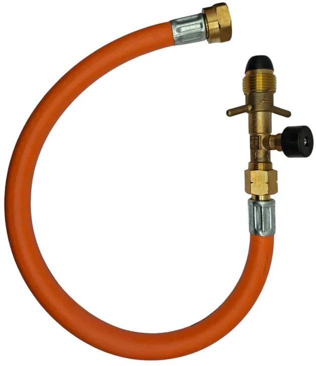 LPG aukšto slėgio EFV žarna 450 mm POL–W20 kemperiams ir karavanams