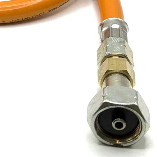 LPG aukšto slėgio oranžinė dujų žarna 80 cm, 21,8 mm LH × 21,8 mm LH
