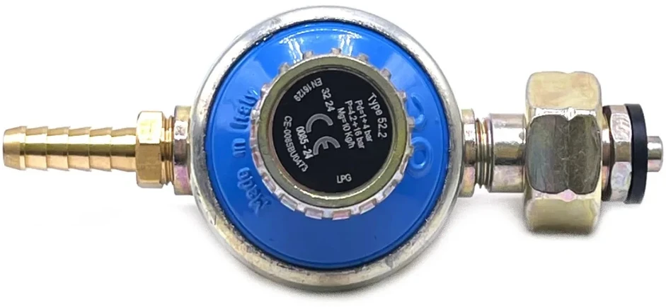 LPG aukšto slėgio reguliuojamas dujų slėgio reguliatorius 1–4 bar, 21,8 mm LH, 10 kg/h