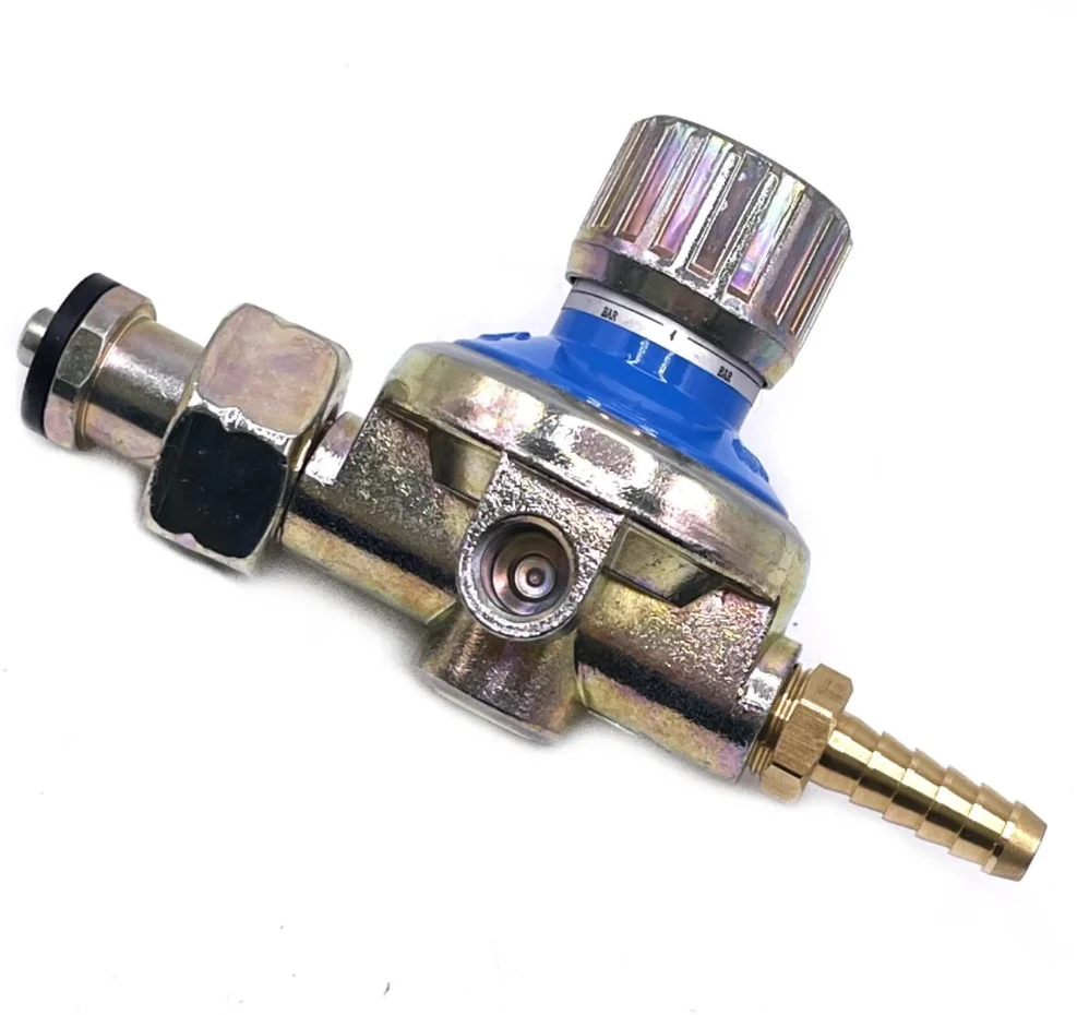LPG aukšto slėgio reguliuojamas dujų slėgio reguliatorius 1–4 bar, 21,8 mm LH, 10 kg/h