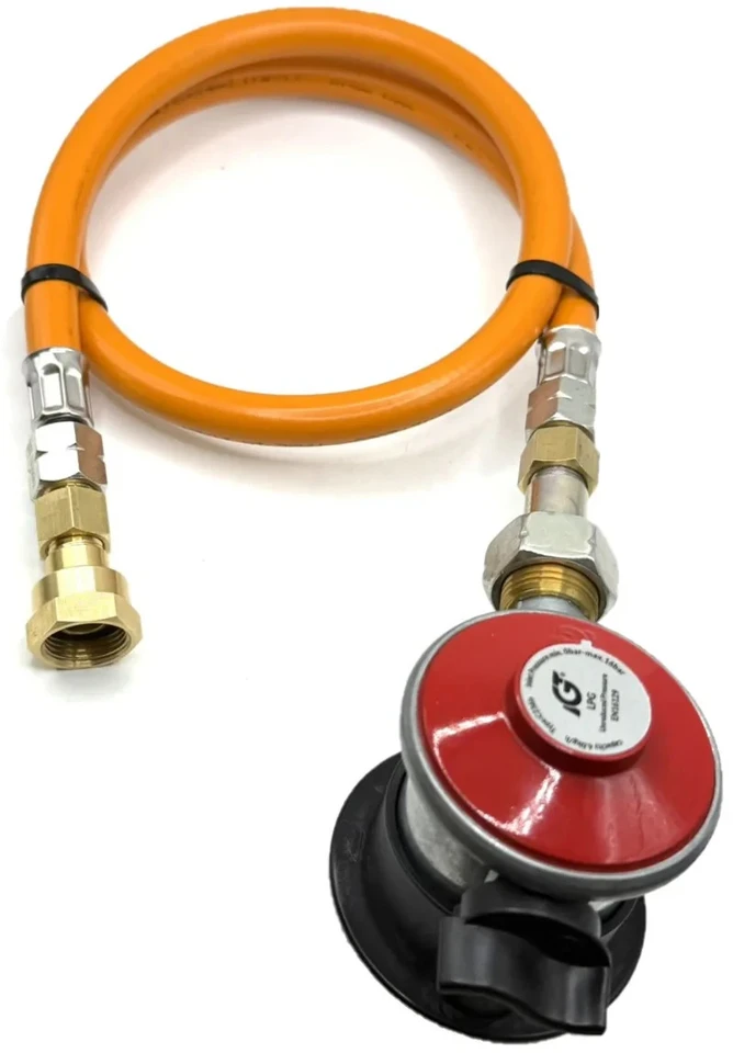 LPG aukšto slėgio žarna 80 cm su 35 mm Jumbo Clip-On adapteriu, W20 RH, 4kg/h (236 tipas)