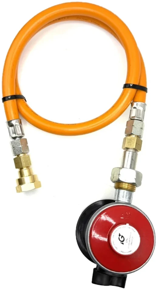 LPG aukšto slėgio žarna 80 cm su 35 mm Jumbo Clip-On adapteriu, W20 RH, 4kg/h (236 tipas)