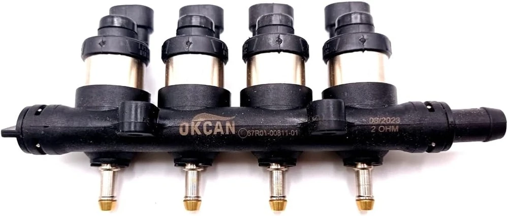 LPG/CNG OKCAN Ultra-Fast purkštukų blokas 4 cilindrams, 2 Ω