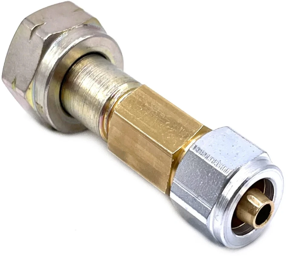 LPG dujų baliono pildymo komplektas Mini Hidden Valve su DISH adapteriu M20 LH