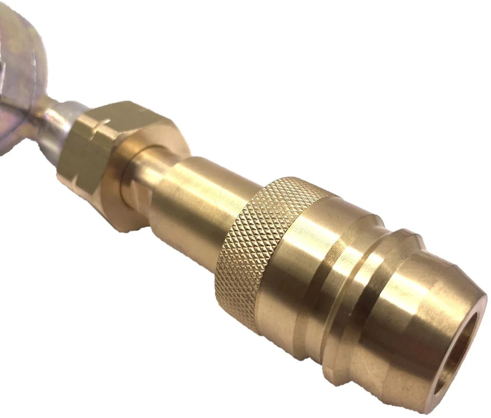 LPG dujų balionų pildymo adapteris 22 mm Clip-On + Euronozzle