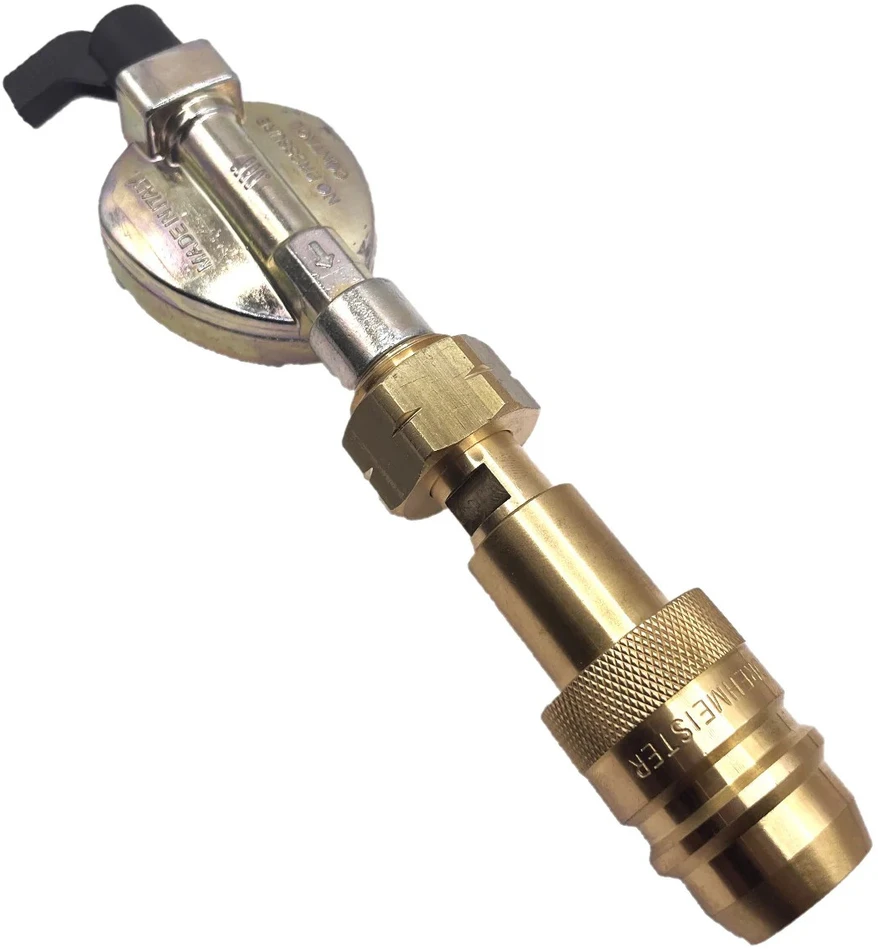 LPG dujų balionų pildymo adapteris 22 mm Clip-On + Euronozzle