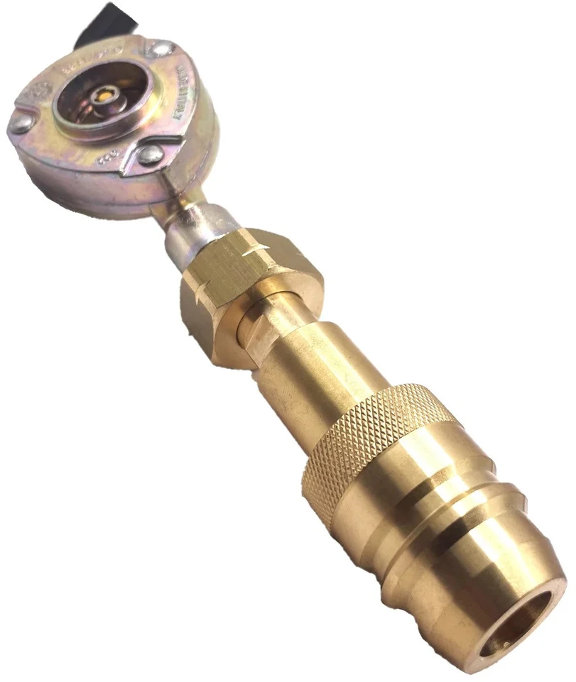 LPG dujų balionų pildymo adapteris 22 mm Clip-On + Euronozzle