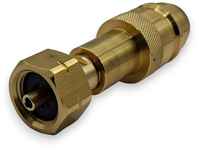 LPG dujų pildymo adapteris M22 (21,8 mm) Euronozzle Ispanijai ir Portugalijai su DN Autogas Parts transportavimo krepšeliu