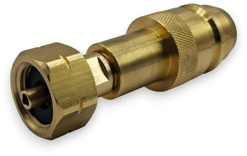 LPG dujų pildymo adapteris M22 (21,8 mm) Euronozzle Ispanijai ir Portugalijai su DN Autogas Parts transportavimo krepšeliu