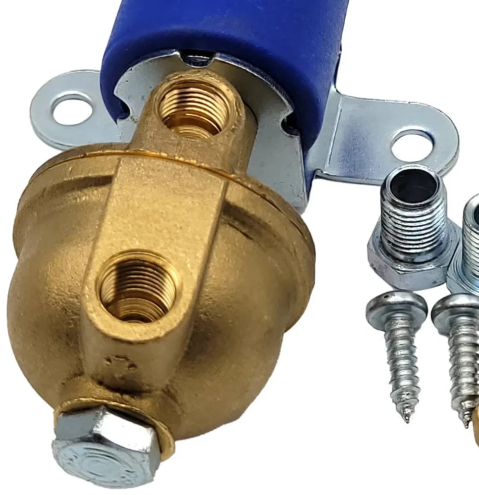 LPG / GPL 12 V elektromagnetinis dujų uždarymo vožtuvas su filtru, 6 mm M10