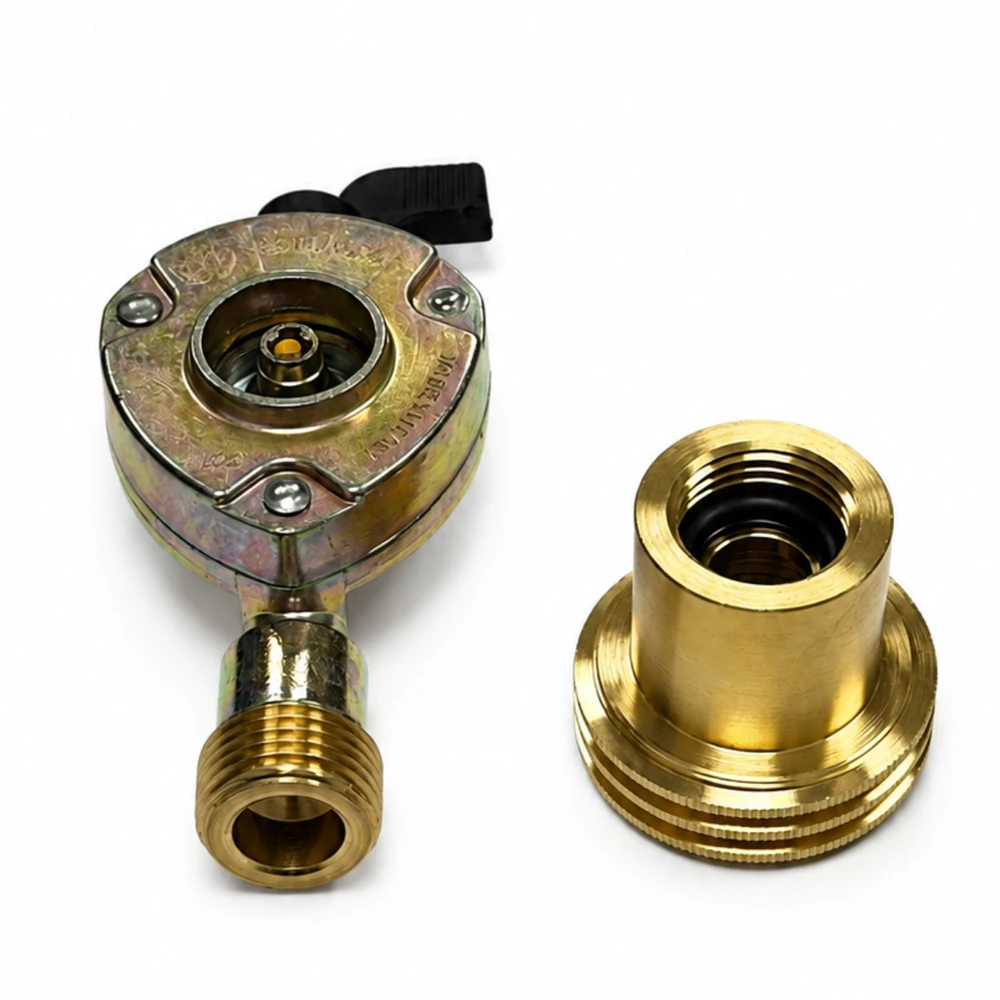LPG GPL ACME adapterių rinkinys 21 mm Clip-On (511 tipo) dujų balionų pildymui