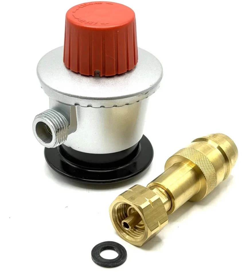 LPG JUMBO Clip-On adapteris 35 mm G.56 į G.2 (W21,8 x 1/14") + Euronozzle adapteris dujų balionams