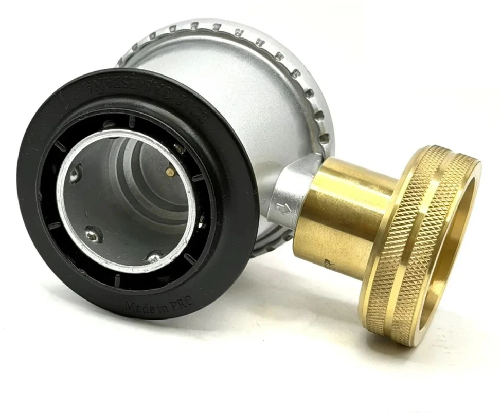 LPG pildymo adapteris 35 mm JUMBO Clip-On G.56 į G.2 (W21,8 x 1/14") + DISH adapteris dujų balionams