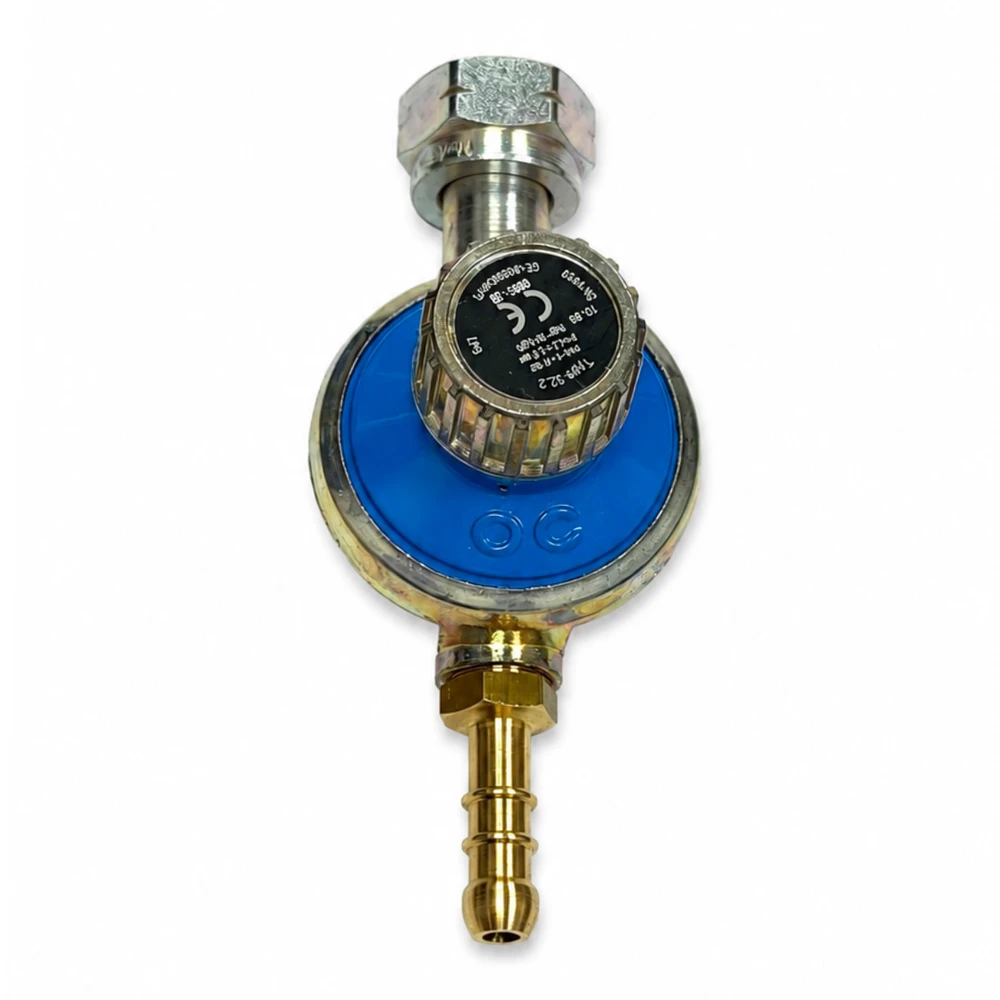 LPG reguliuojamas aukšto slėgio dujų slėgio reguliatorius 1–4 bar, W20 × 1/14" LH, 8 mm, 10 kg/h