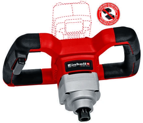 Einhell Akumuliatorinė maišyklė TE-MX 18 Li be akumuliatoriaus ir kroviklio
