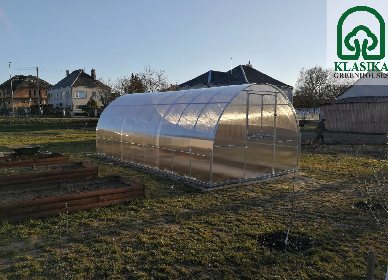 Meistro Kodas Arkinis šiltnamis KLASIKA TUBE 24 m2 6 mm danga 3 x 8 m (24 m2)