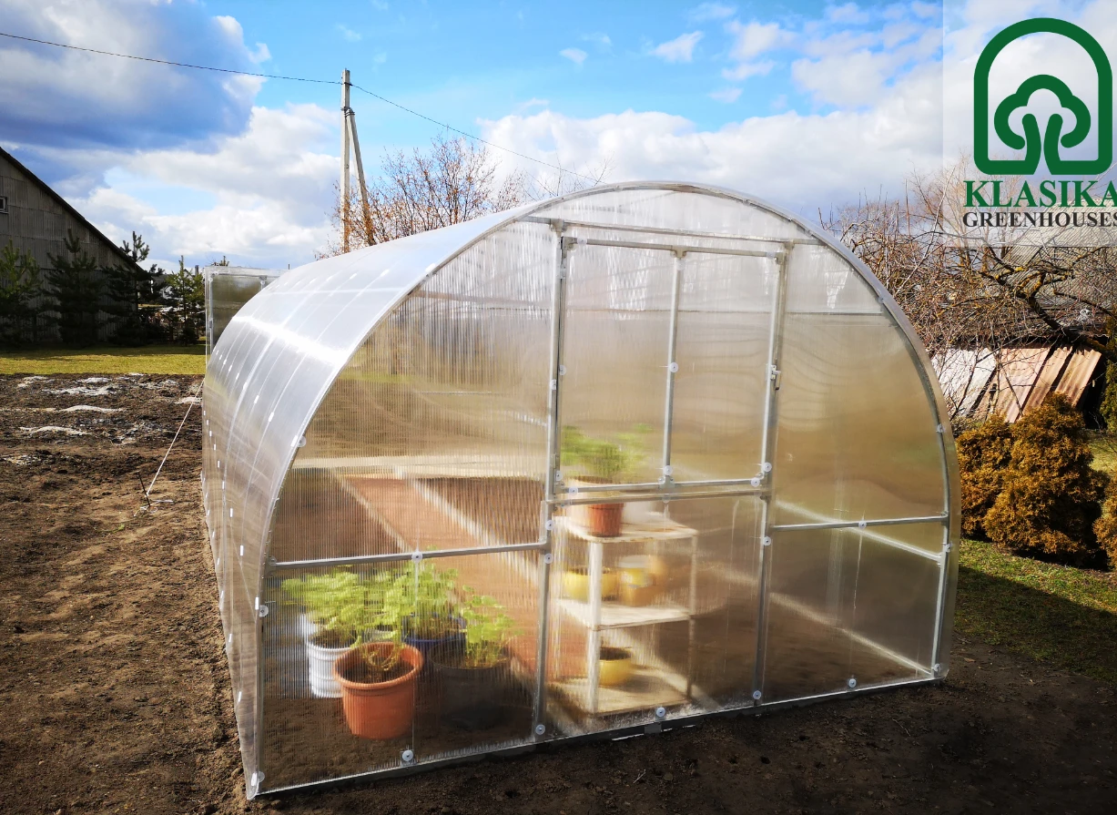 Meistro Kodas Arkinis šiltnamis KLASIKA TUBE 6 m2 6 mm danga 3 x 2 m (6 m2)
