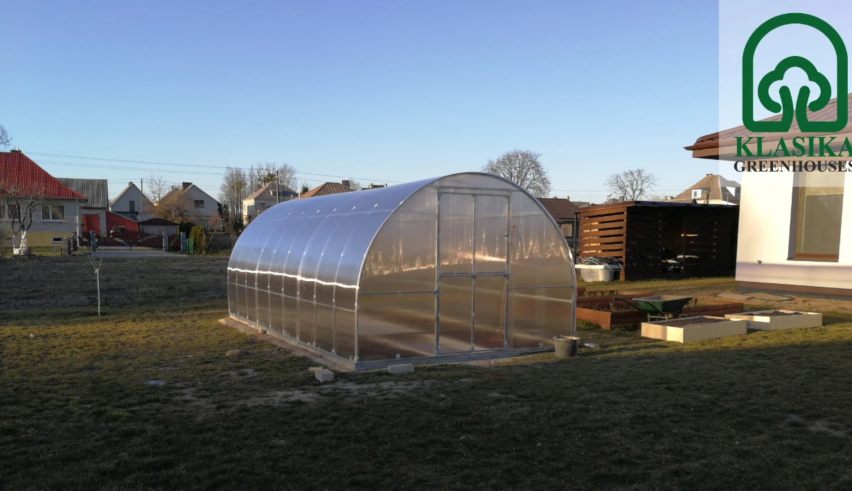 Meistro Kodas Arkinis šiltnamis KLASIKA TUBE 6 m2 6 mm danga 3 x 2 m (6 m2)
