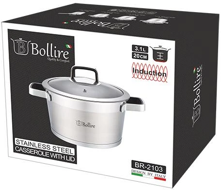 Bollire Puodas su dangčiu BR-2103