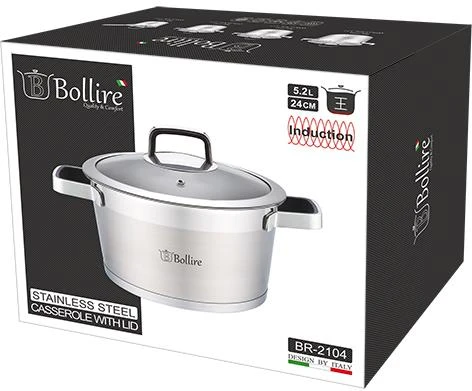 Bollire Puodas su dangčiu BR-2104