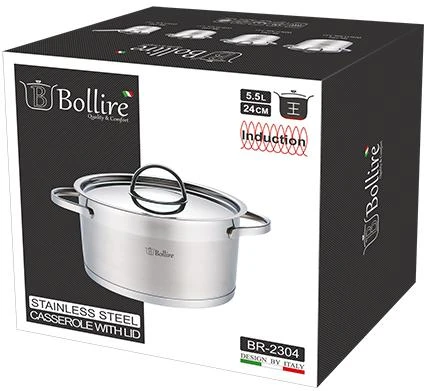 Bollire Puodas su dangčiu BR-2304