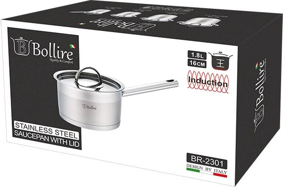 Bollire Puodas su rankena ir dangčiu BR-2301