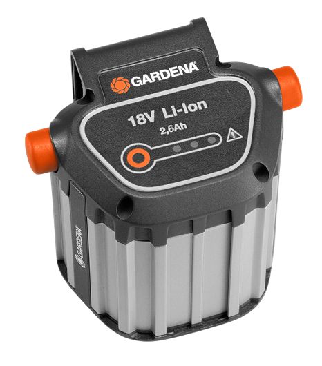 Gardena akumuliatorius BLi-18/ 2.6Ah, tinka 9823, 9825, 9335, 8877, 8881, 8866