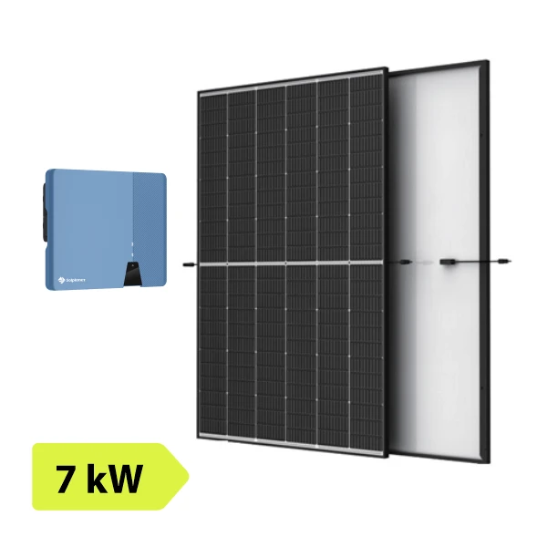 7kW Saulės elektrinės komplektas: Solplanet inverteris + TrinaSolar saulės moduliai