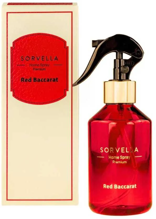 Drėkintuvas SORVELLA namų purškiamas kambario purškiklis „Raudona Baccarat“, 250 ml