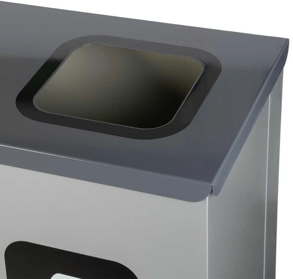Alda 3 dalių rūšiavimo šiukšliadėžė 3 x 60 l "Eco Station"