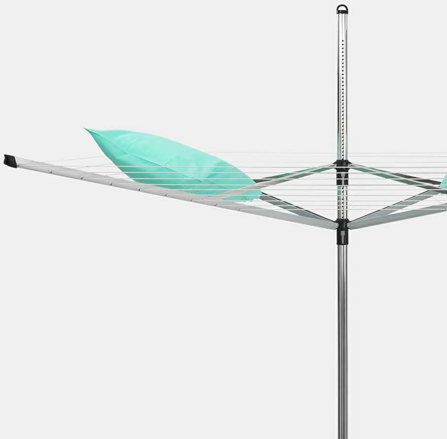 Brabantia Besis. Džiov. Lift-O-Matic60m met. str. - Metallic Pilkas