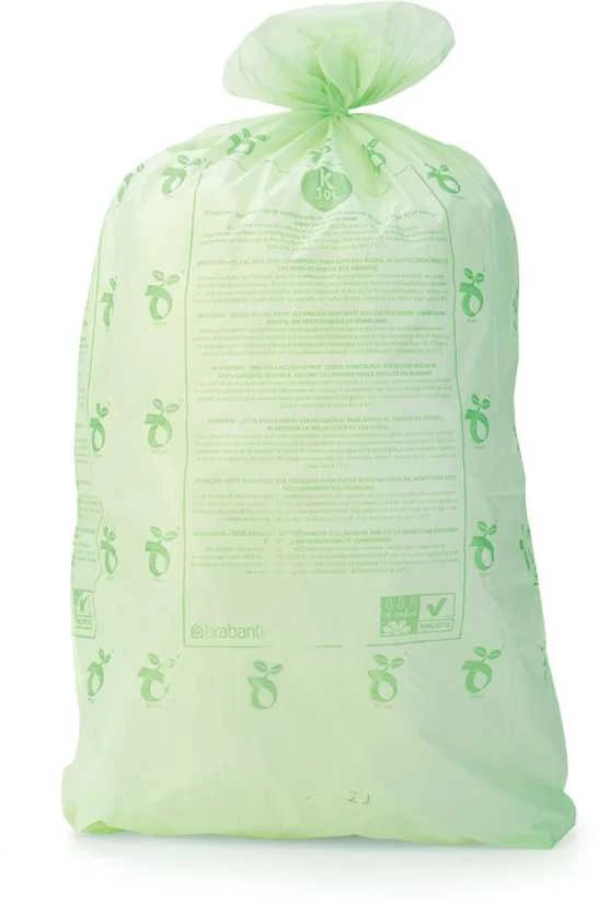 Brabantia Biologiškai suyrantys šiukšlių maišeliai K 10 L (ritinėlyje 10 maišelių)