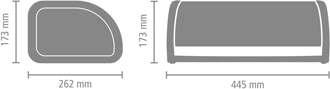Brabantia Didelė duoninė (įvairių spalvų)