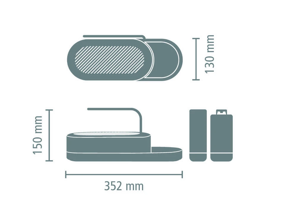 Brabantia Kriauklės rinkinys SinkStyle, 3vnt.