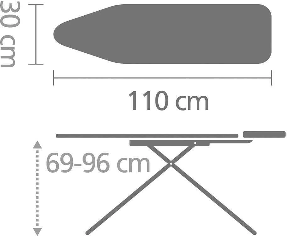 Brabantia Lyginimo lenta A 110x30 cm - Denim Mėlyna