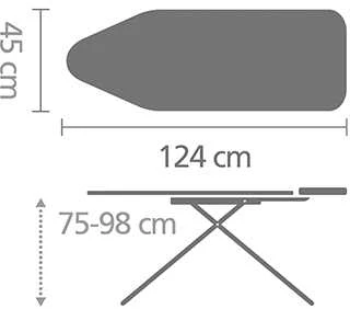 Brabantia Lyginimo lenta C 124 × 45 cm