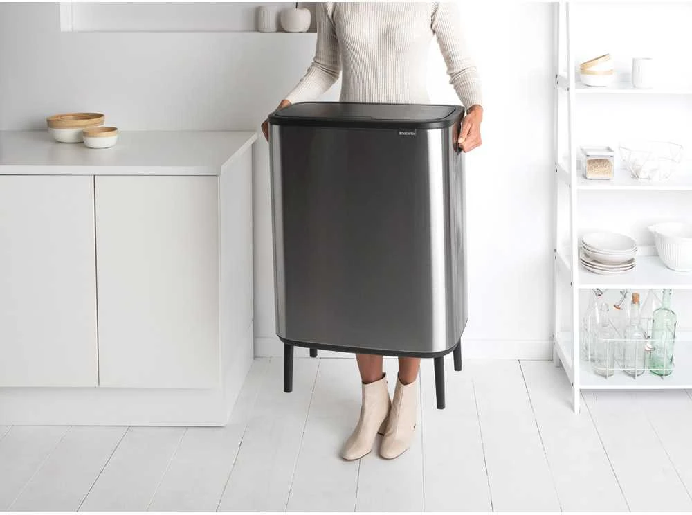 Brabantia Šiukšliadėžė Bo Touch Bin Hi atidaroma ranka, 60 L