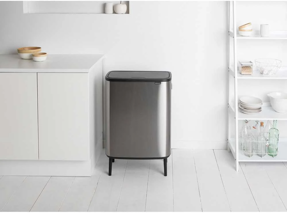 Brabantia Šiukšliadėžė Bo Touch Bin Hi atidaroma ranka, 2x30 L