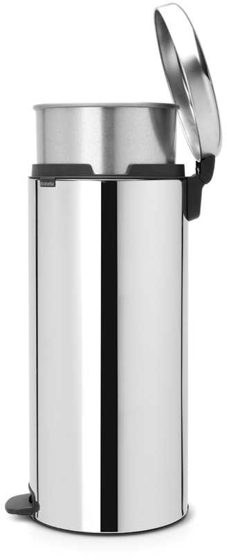 Brabantia Šiukšlių dėžė atidaroma koja (su metaliniu kibirėliu), 30 L