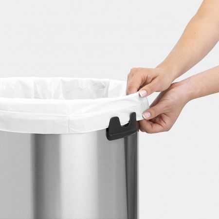 Brabantia Šiukšlių dėžė atidaroma ranka Push Bin, 60 L