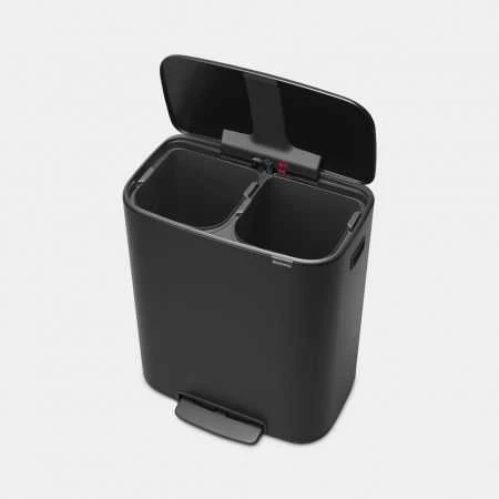 Brabantia Šiukšlių dėžė Bo 2 x 30 L