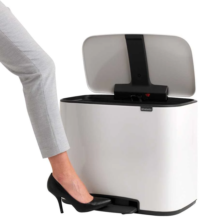 Brabantia Šiukšlių dėžė BO, atidaroma koja, 11 + 23L