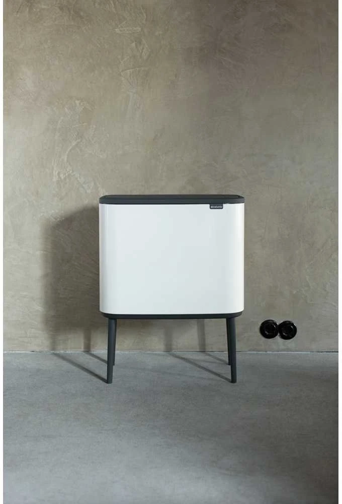 Brabantia Šiukšlių dėžė Bo Touch Bin atidaroma ranka, 11 + 23 L