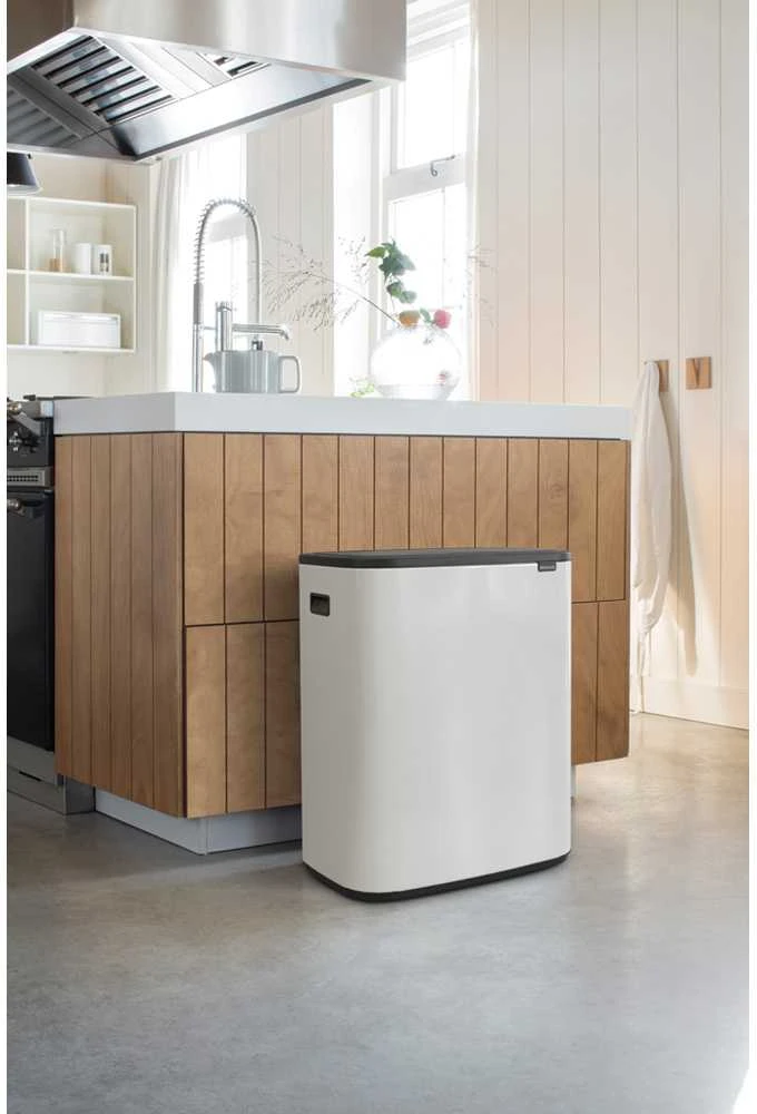 Brabantia Šiukšlių dėžė Bo Touch Bin atidaroma ranka, 2x30 L