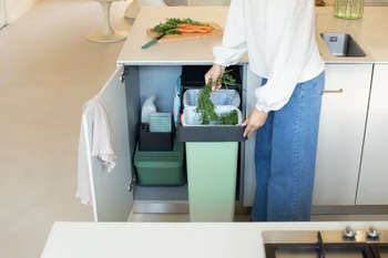 Brabantia šiukšlių dėžė, montuojama, Sort &amp; Go 2 x 30L