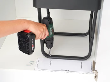 Aptel Brabantia šiukšlių dėžė, montuojama, Sort &amp; Go 2 x 15L