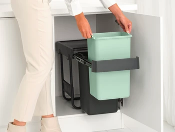 Aptel Brabantia šiukšlių dėžė, montuojama, Sort &amp; Go 2 x 15L