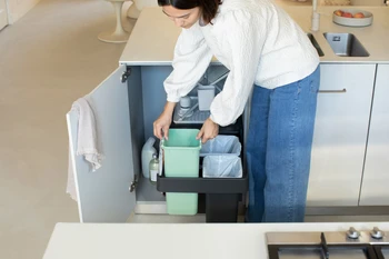 Brabantia šiukšlių dėžė, montuojama, Sort &amp; Go 10+10+20L