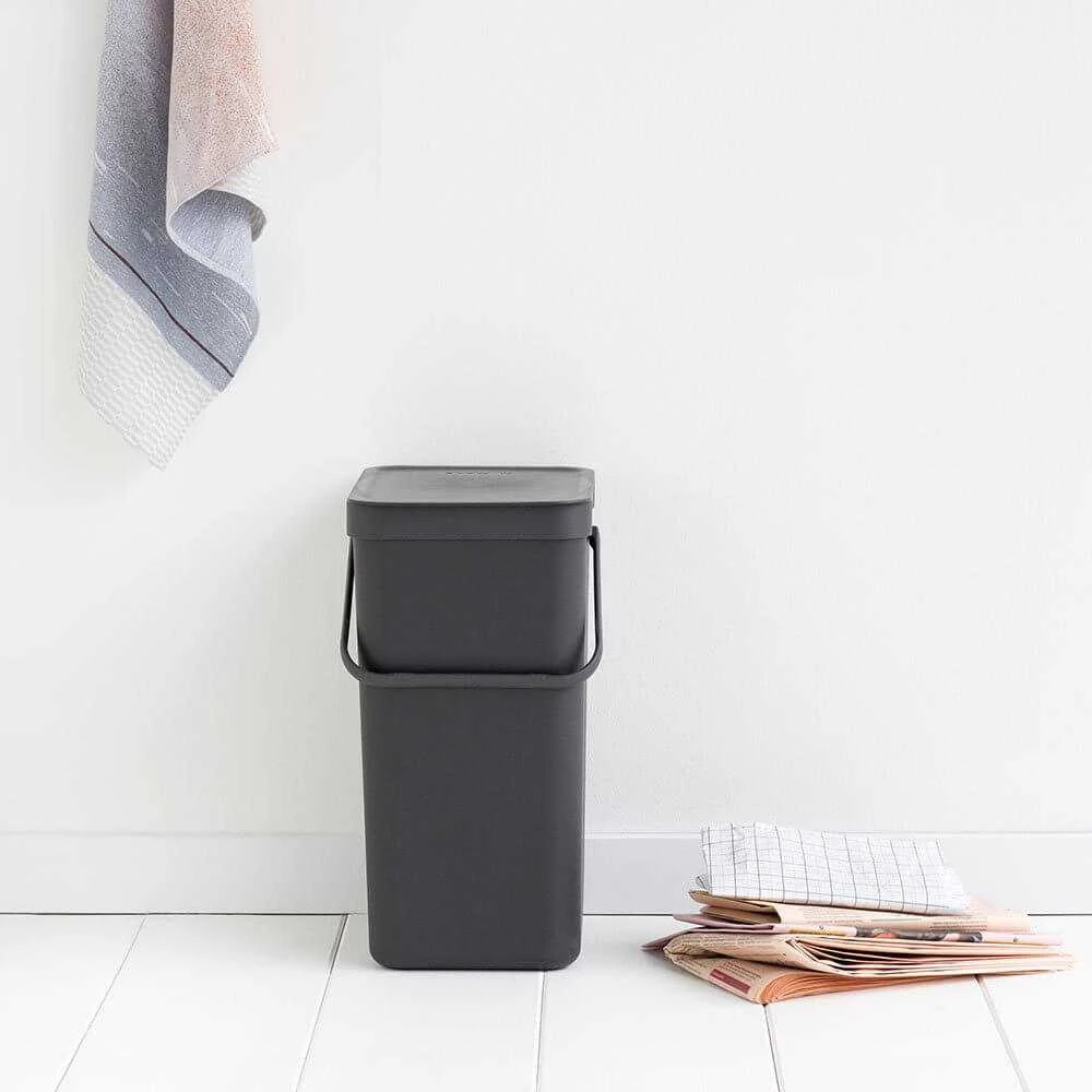 Brabantia Šiukšlių dėžė Sort &amp; Go rūšiavimui, 16 L (įvairių spalvų)
